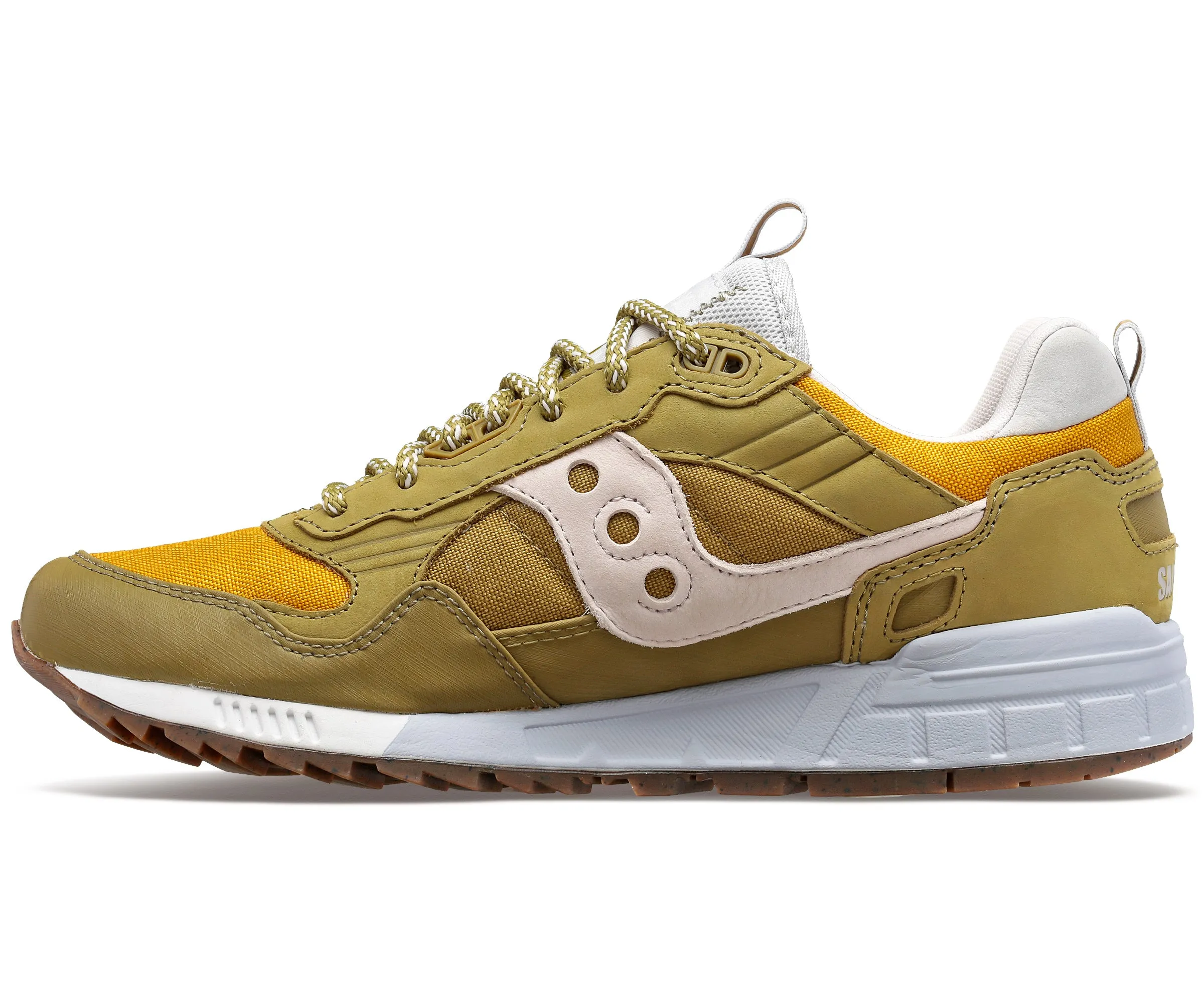 Green & Yellow Saucony Shadow 5000 Shoes