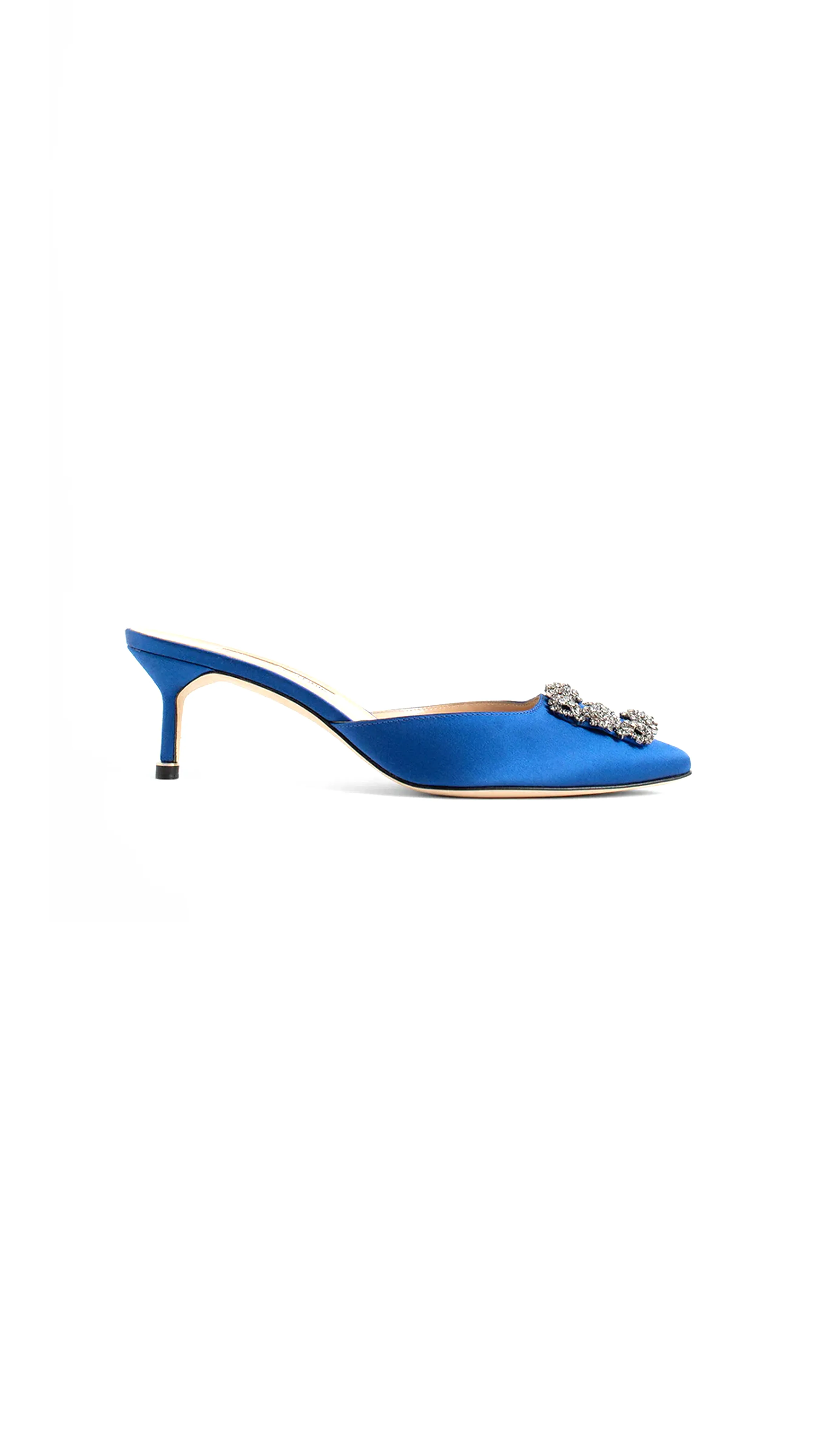 Hangisi 50 Jewel Buckle Mules - Blue