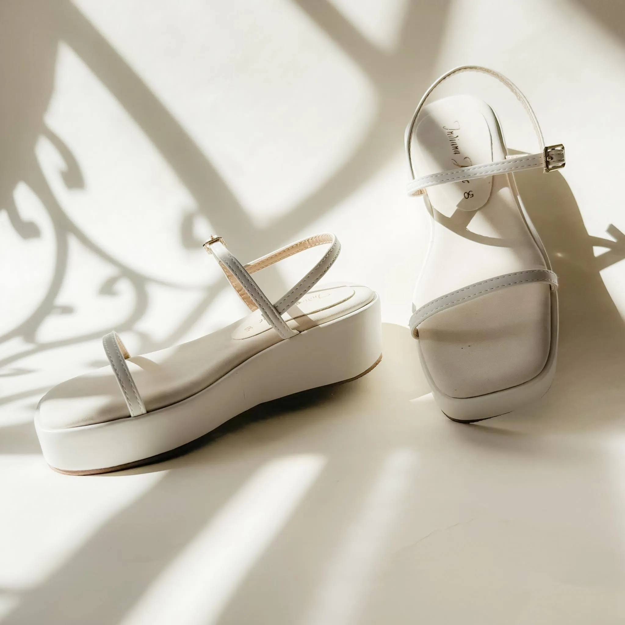 White Platform Sandals