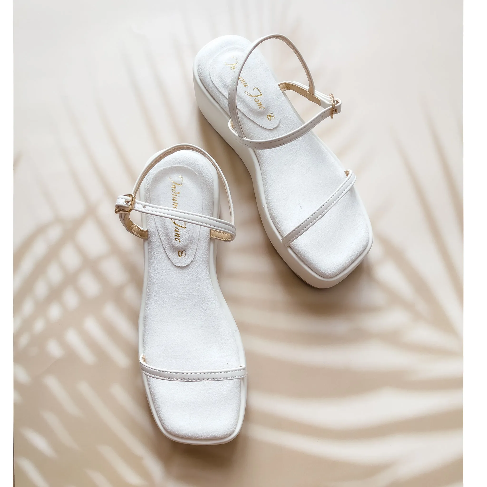 White Platform Sandals