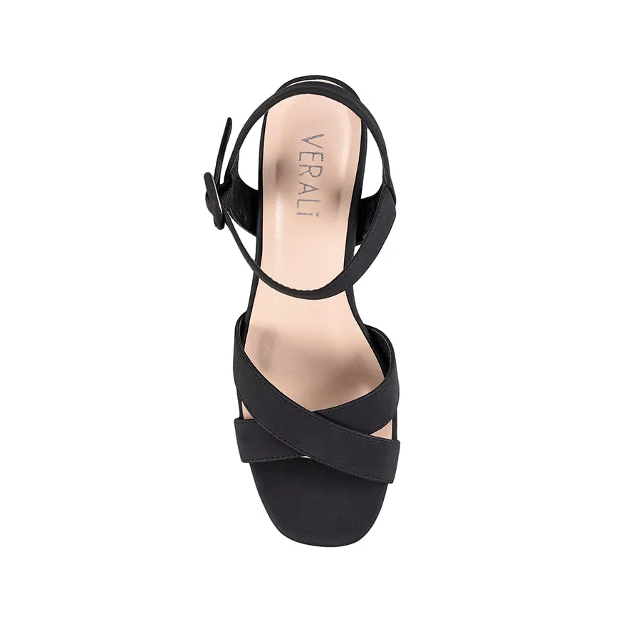 Heppell Platform Heels - Black Nubuck