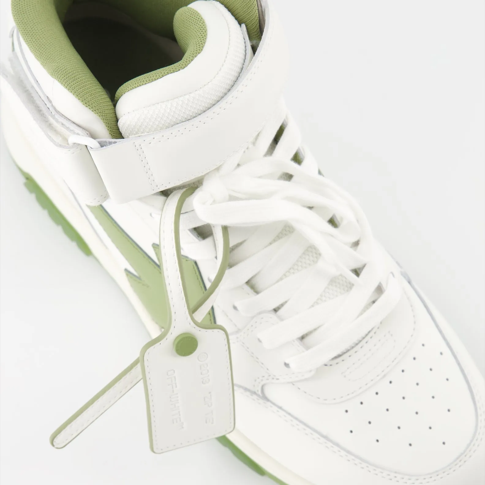 High-Top Leather Sneakers