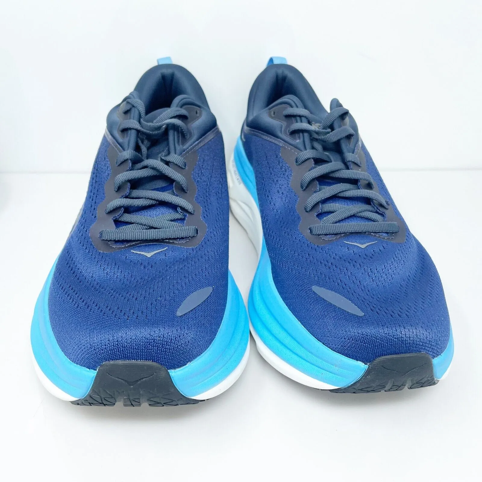 Hoka One One Mens Bondi 8 1123202 OSAA Blue Running Shoes Sneakers Size 12 D