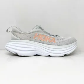 Hoka One One Womens Bondi 8 1127952 HMLR Gray Running Shoes Sneakers Size 6 B