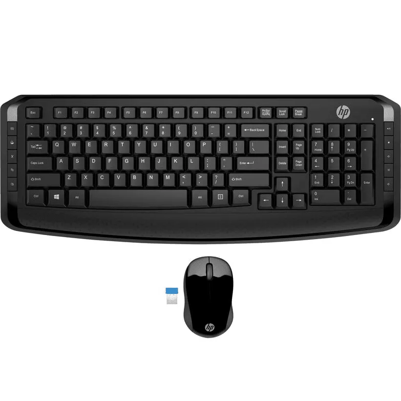 HP 300 Wireless Mouse and Keyboard Combo Set Windows