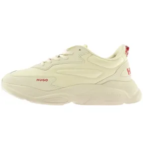 HUGO Leon Runn Trainers Cream