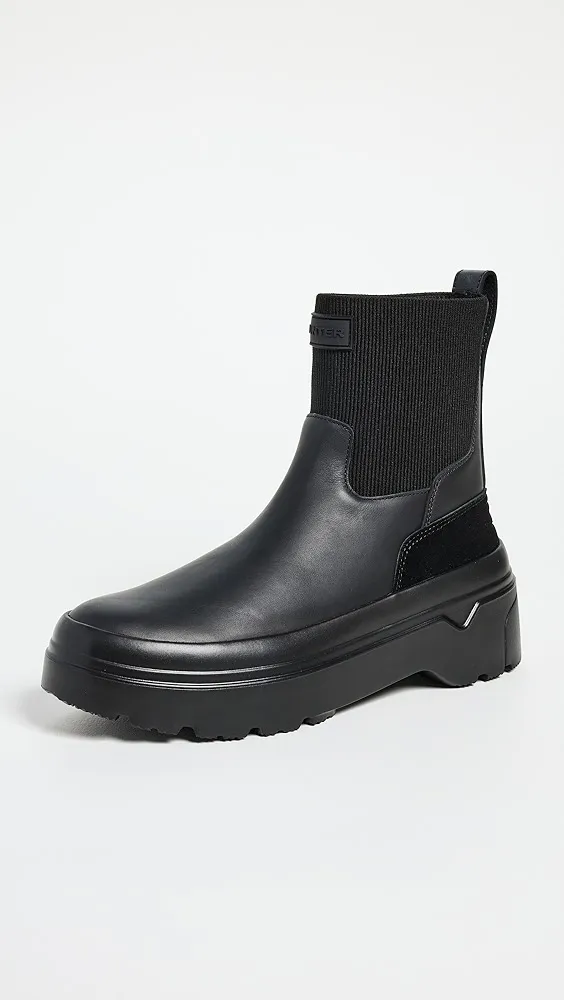 Explorer Chelsea Flatform Boots by Hunter Boots