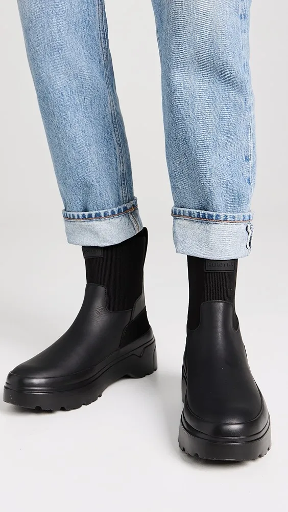 Explorer Chelsea Flatform Boots by Hunter Boots