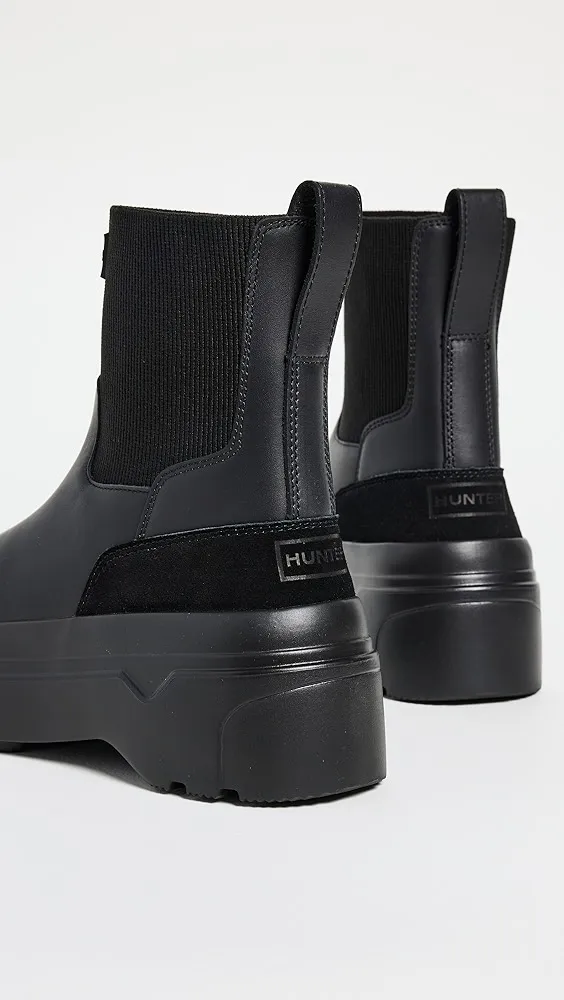 Explorer Chelsea Flatform Boots by Hunter Boots