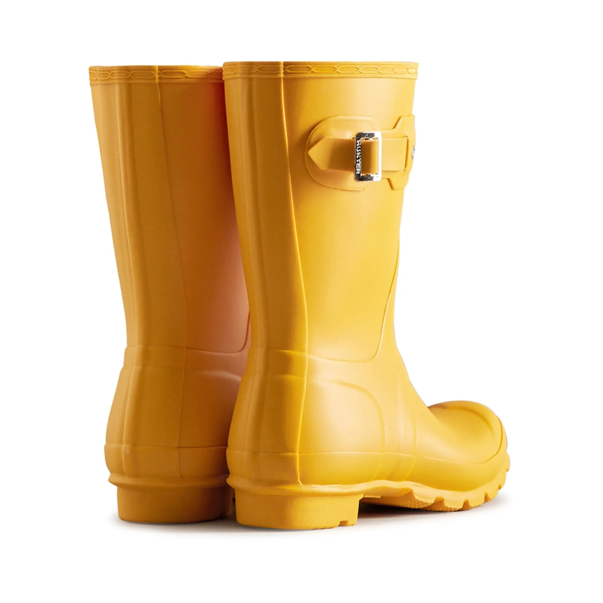 Hunter Original Short Wellington Boots Womens - Yellow