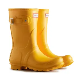 Hunter Original Short Wellington Boots Womens - Yellow