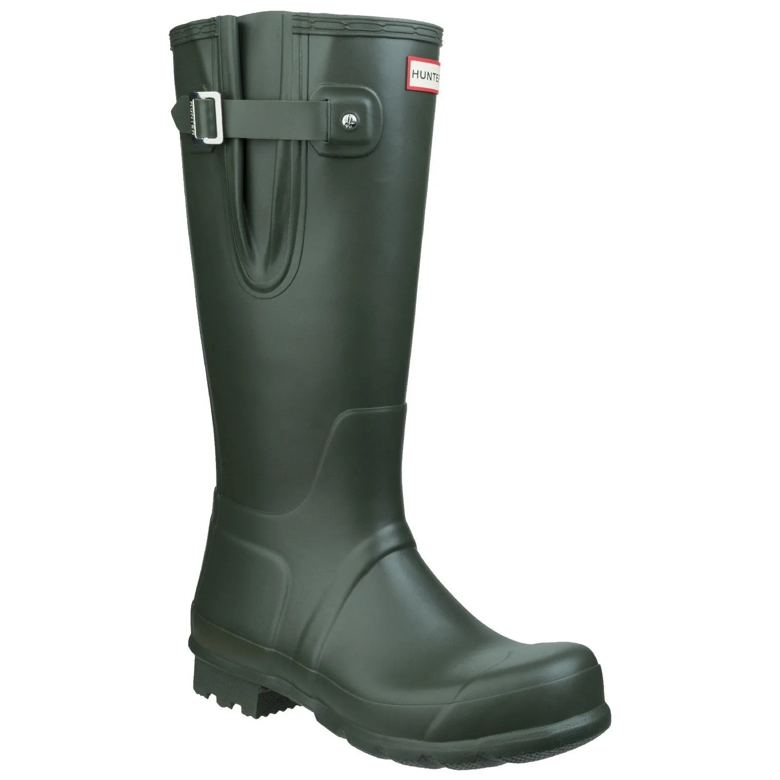 Hunter Original Side Adjustable Wellington Boots - Dark Olive