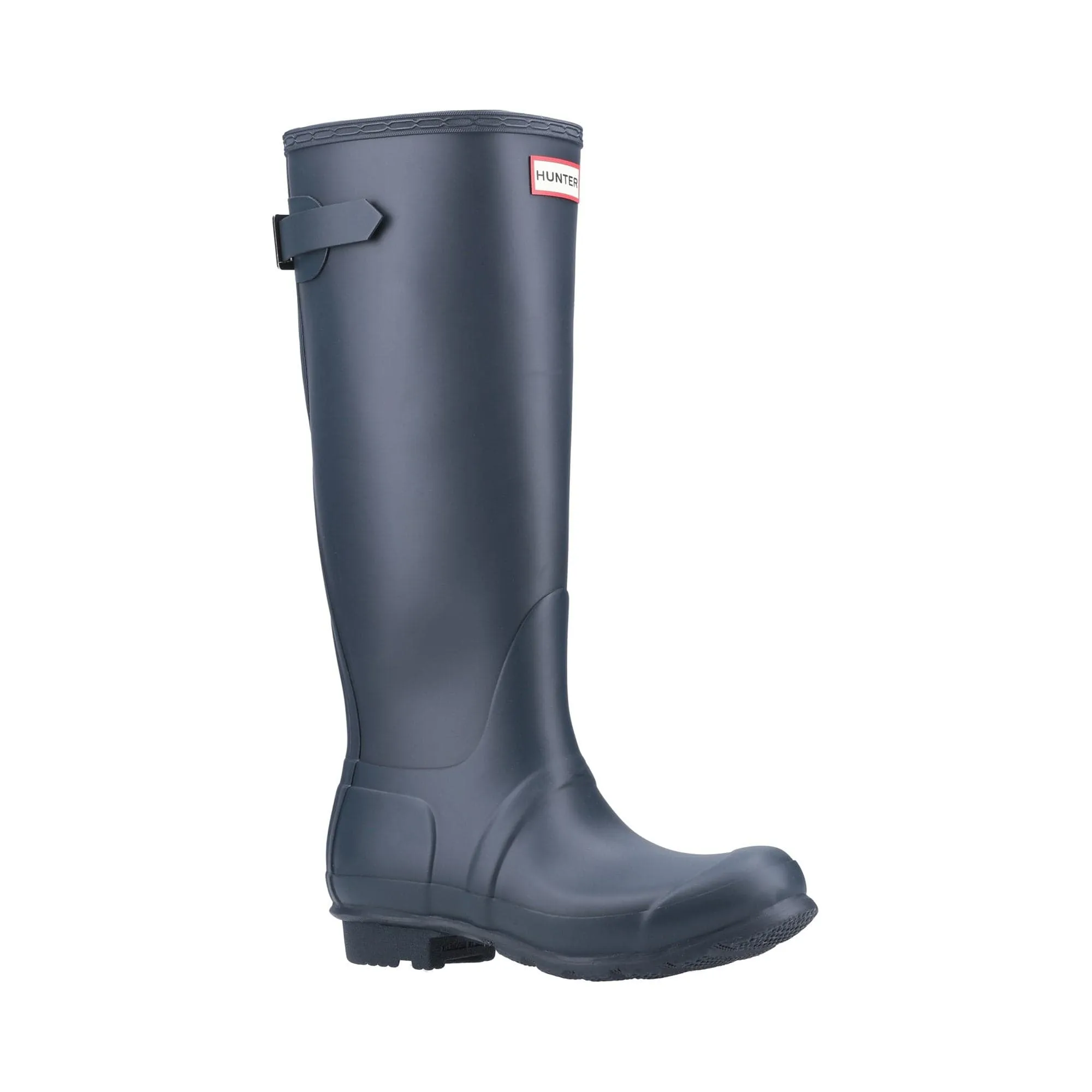 Hunter Original Tall Back Adjustable Womens Wellington Boots - Navy