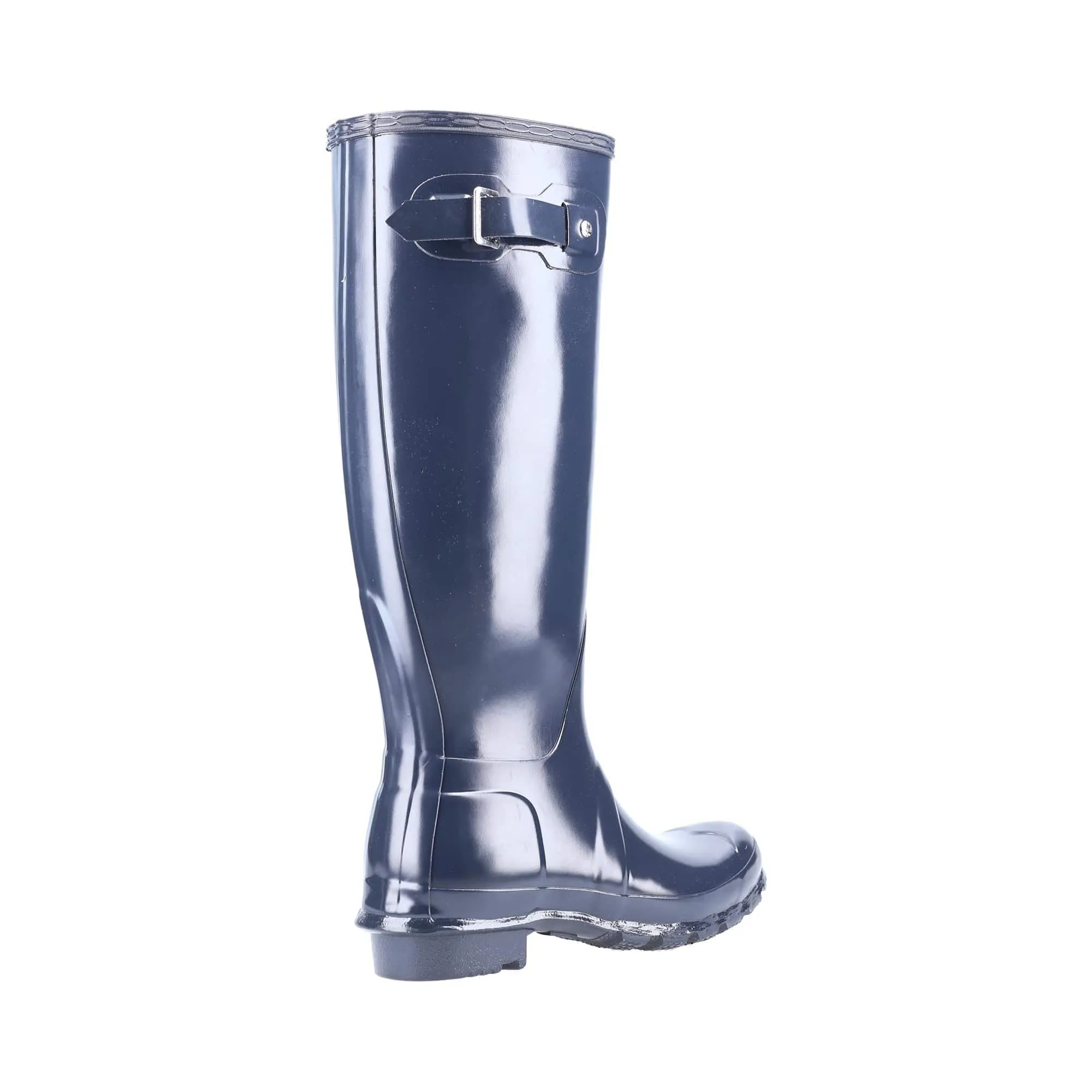 Hunter Original Tall Gloss Womens Wellington Boots - Navy