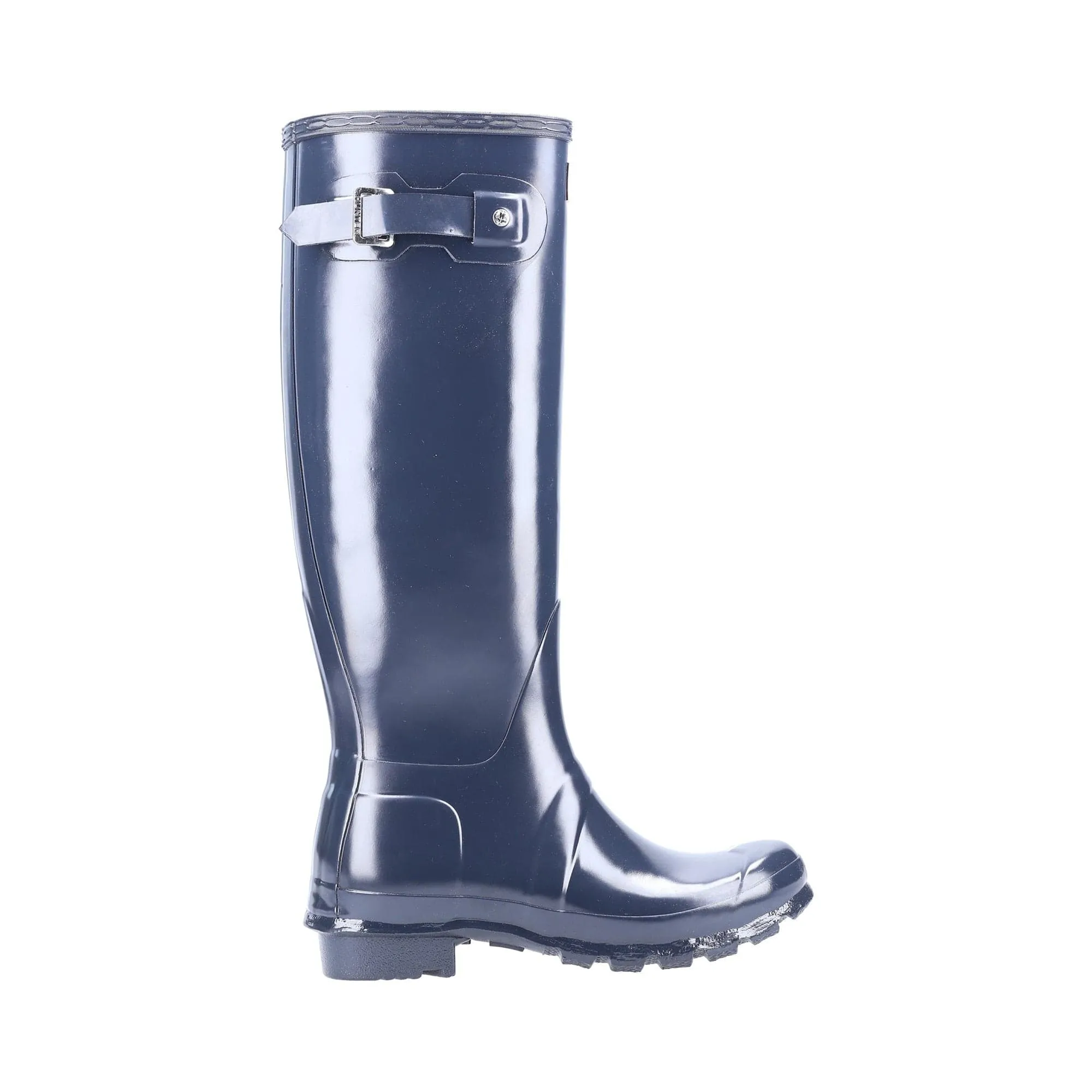 Hunter Original Tall Gloss Womens Wellington Boots - Navy