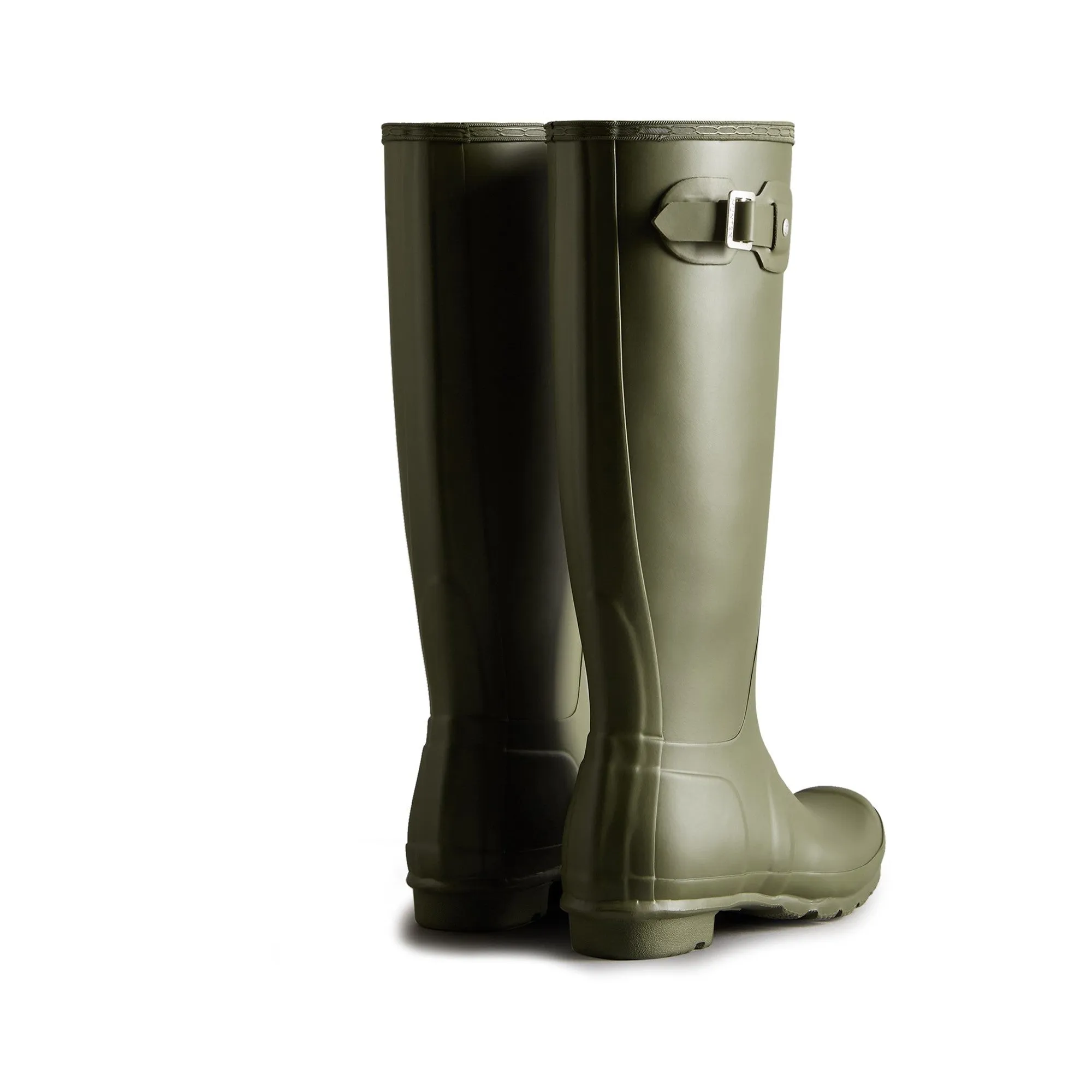 Hunter Original Tall Wellington Boots Womens - Dark Olive