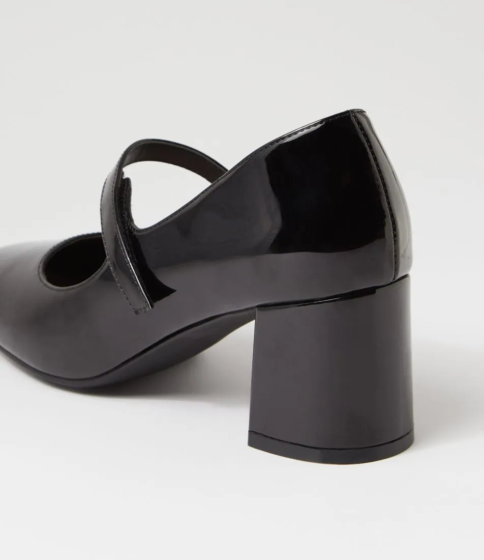 I LOVE BILLY Emery Black Patent Pu Heels