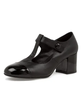 I LOVE BILLY Nastaya Black Patent Synthetic Heels