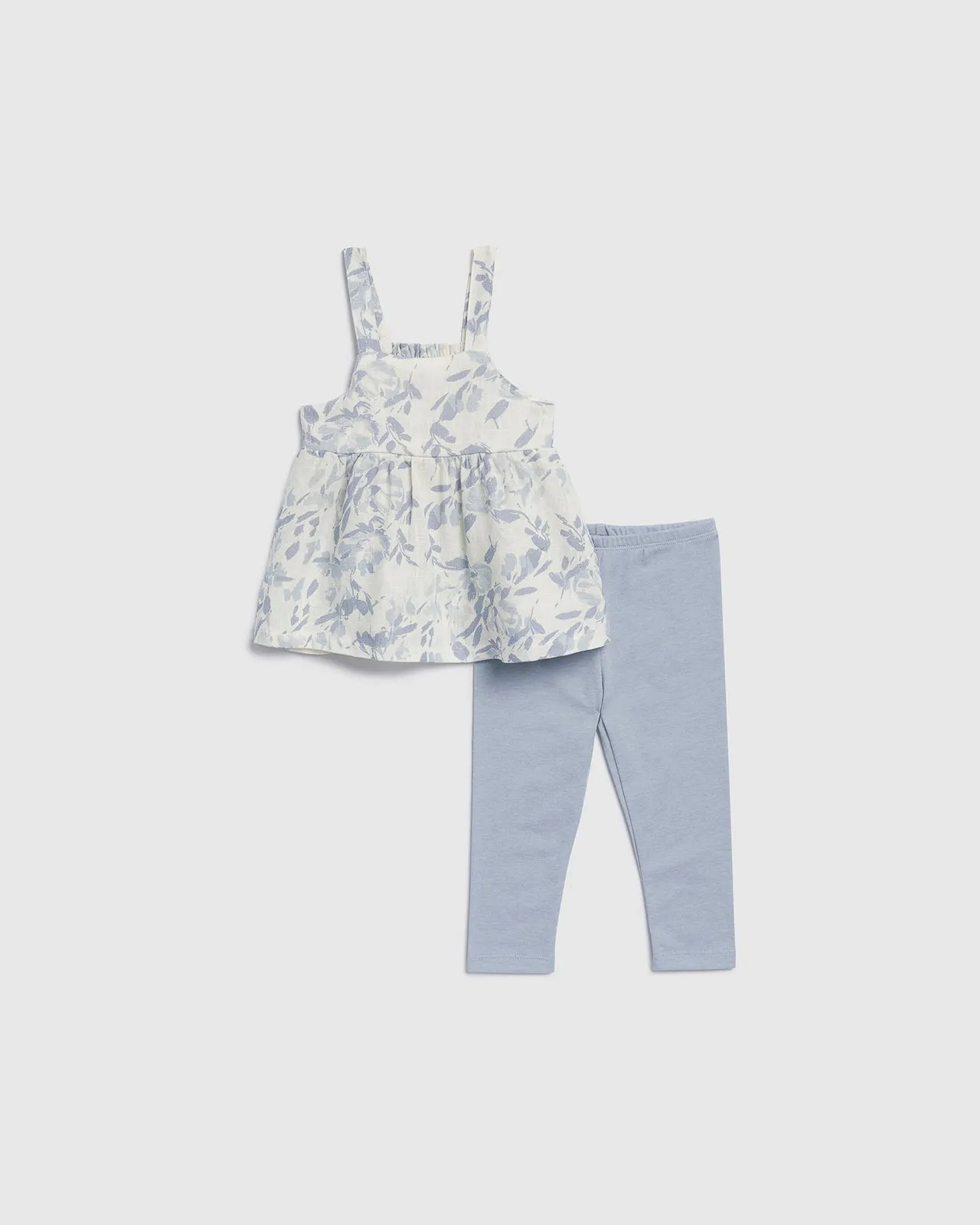 Infant Girl Watercolor Bloom Tank Set