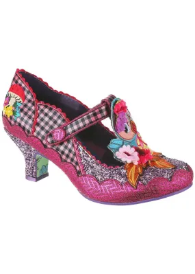 Pink Birdie Date Pumps by Irregular Choice.