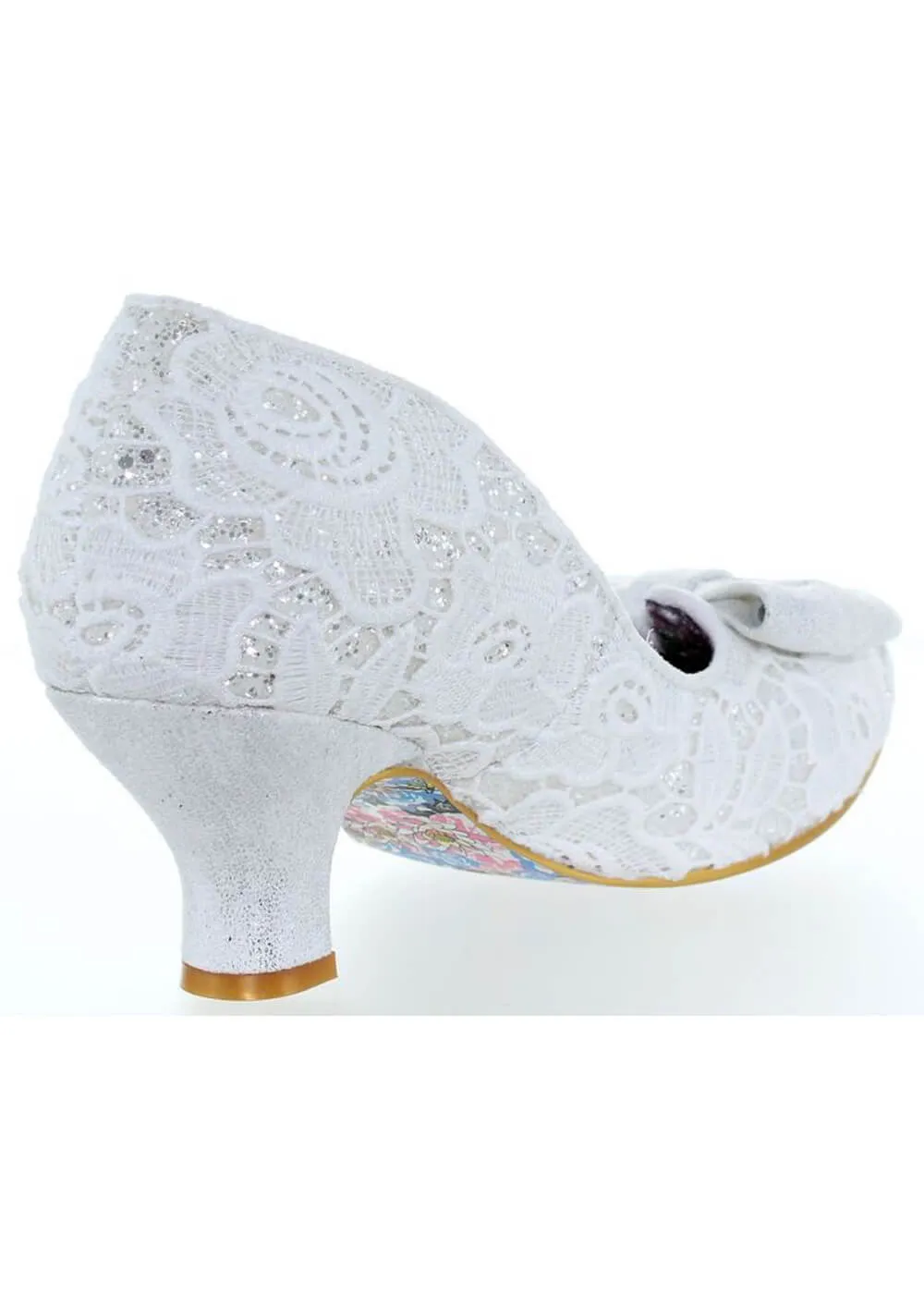 Irregular Choice Dazzle Razzle Pumps Ivory