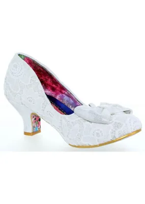 Irregular Choice Dazzle Razzle Pumps Ivory