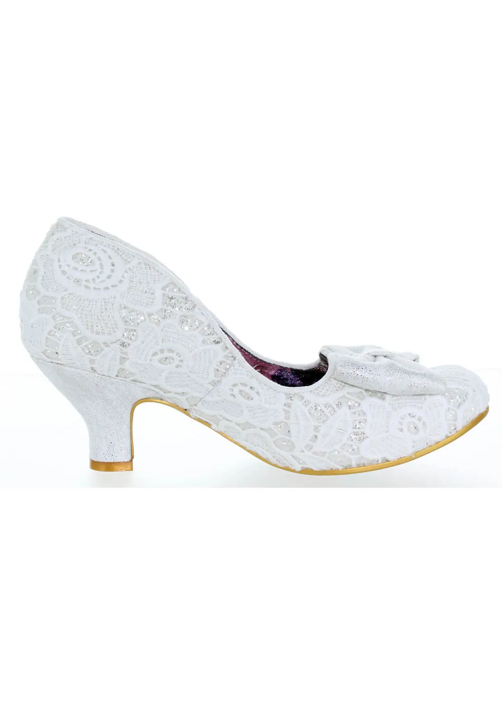 Irregular Choice Dazzle Razzle Pumps Ivory