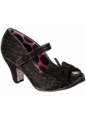 Irregular Choice Piccolo Croc 50's Pumps Black