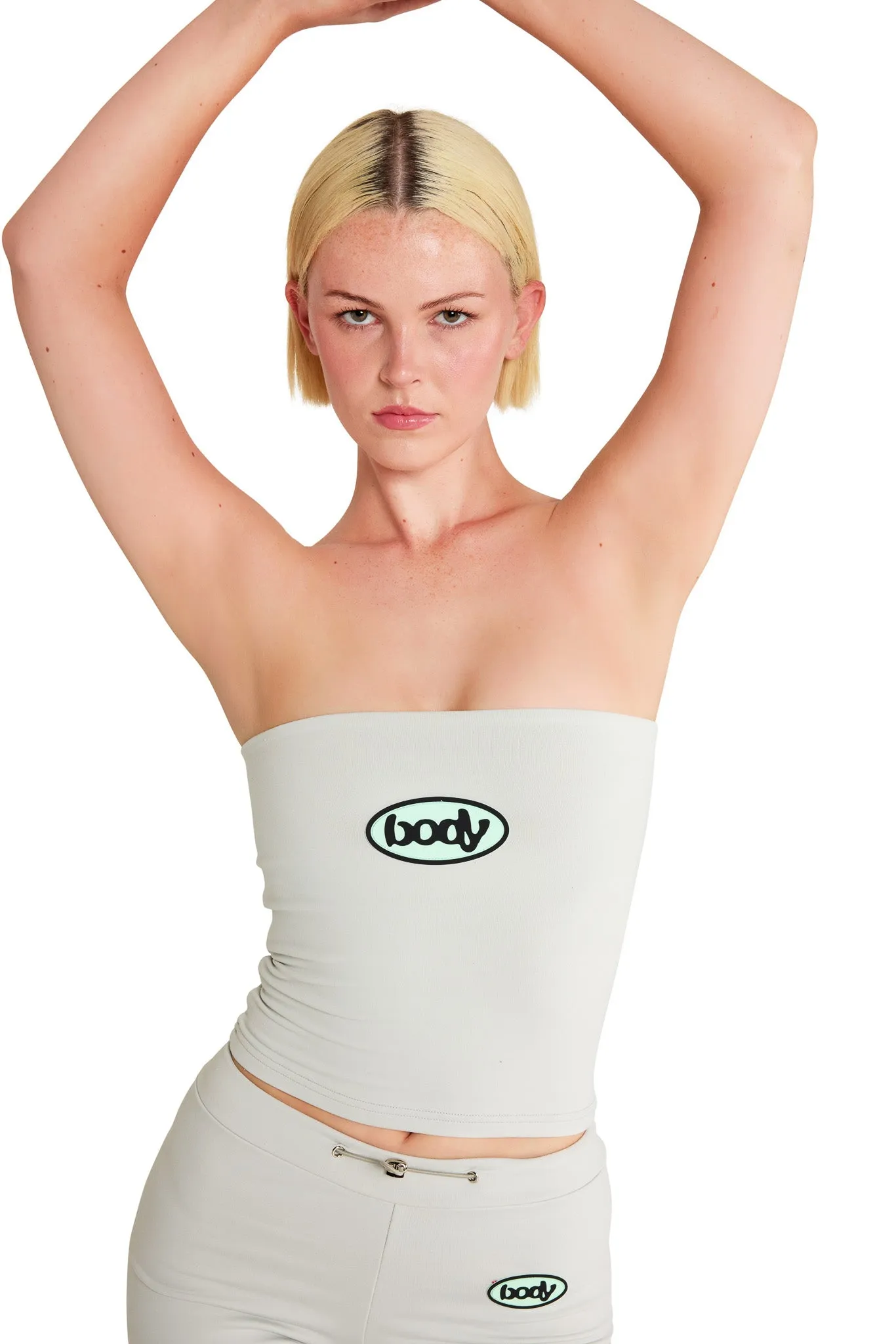 IT GIRL TUBE TOP (SLATE/MINT)