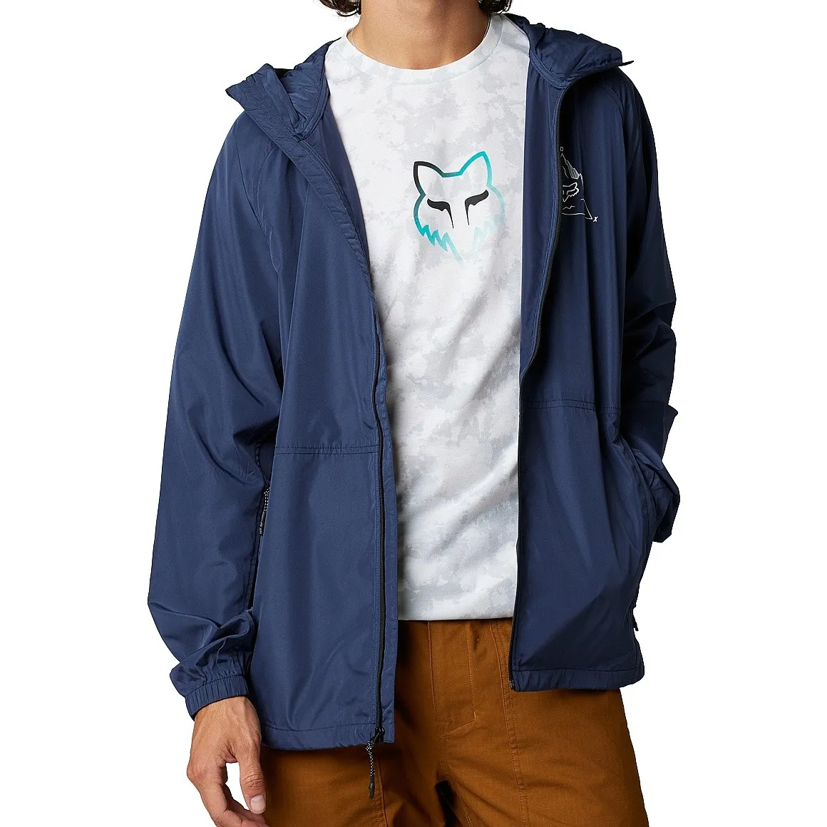 jacket Fox Finisher Windbreaker - Deep Cobalt - men´s