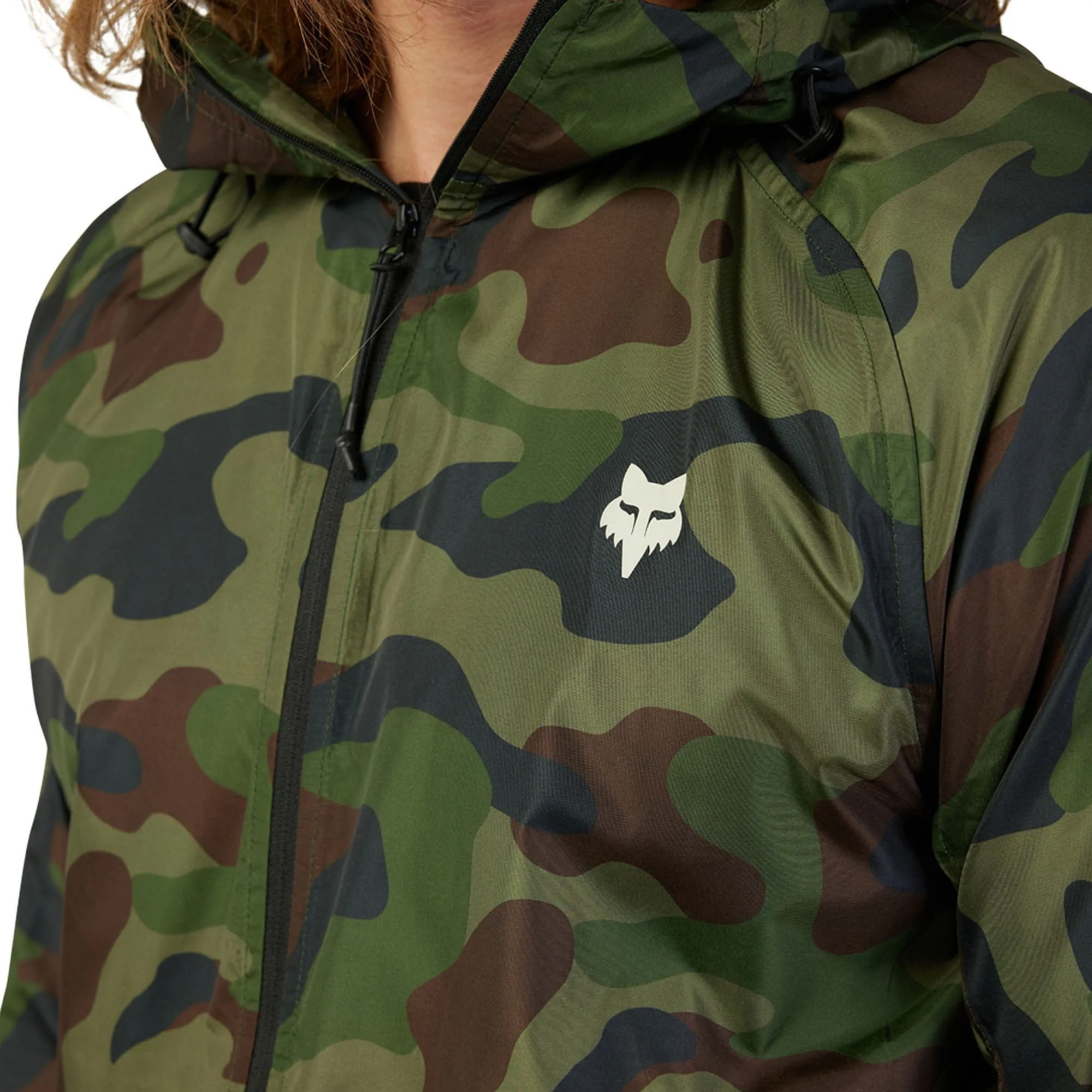 jacket Fox Head Camo Windbreaker - Green Camo - men´s