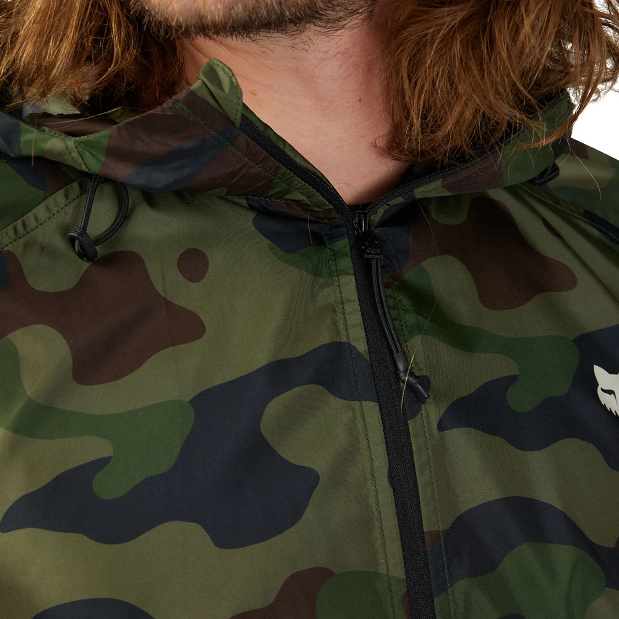 jacket Fox Head Camo Windbreaker - Green Camo - men´s