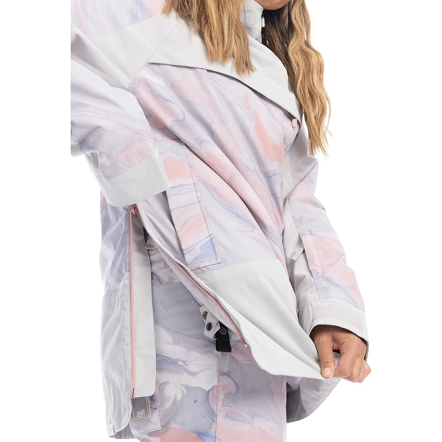 jacket Roxy Chloe Kim Overhead - SFV1/Gray Violet Marble - women´s