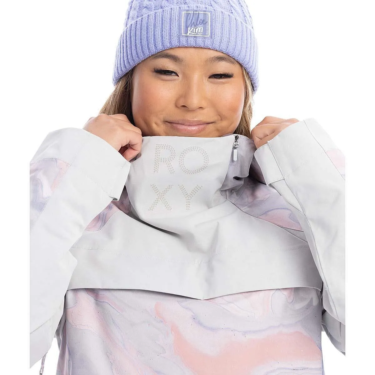 jacket Roxy Chloe Kim Overhead - SFV1/Gray Violet Marble - women´s