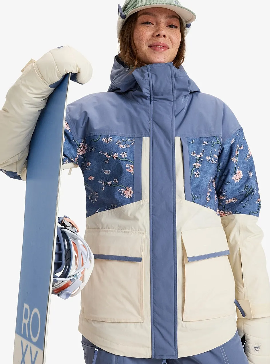 jacket Roxy Chloe Kim Parka - BQY7/Wild Wind Chloe Blossom - women´s