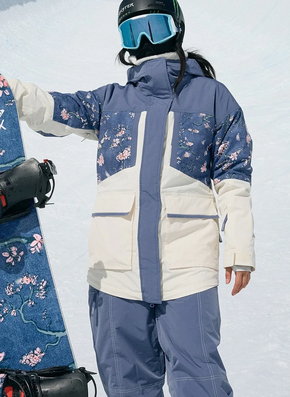 jacket Roxy Chloe Kim Parka - BQY7/Wild Wind Chloe Blossom - women´s