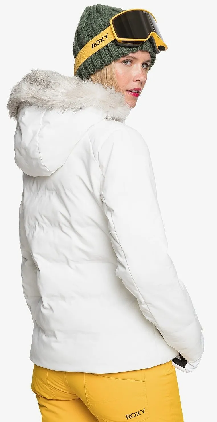 jacket Roxy Clouded - WBB0/Bright White - women´s