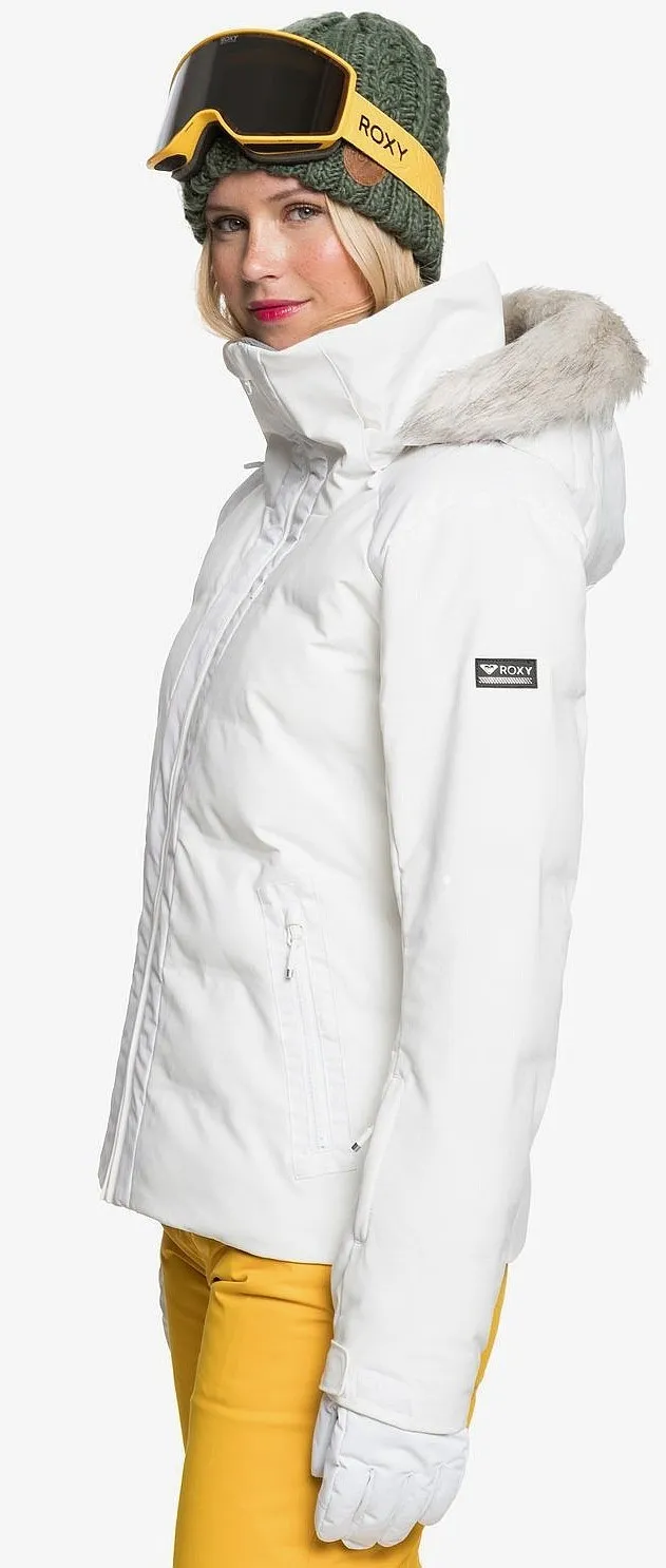 jacket Roxy Clouded - WBB0/Bright White - women´s