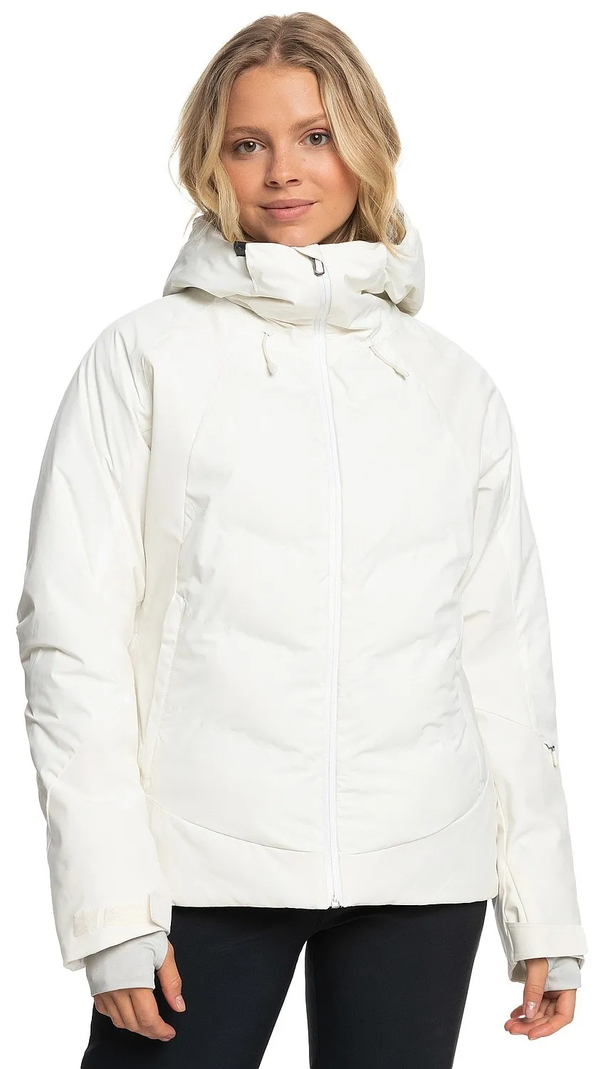 jacket Roxy Dusk Warmlink - WBS0/Egret - women´s