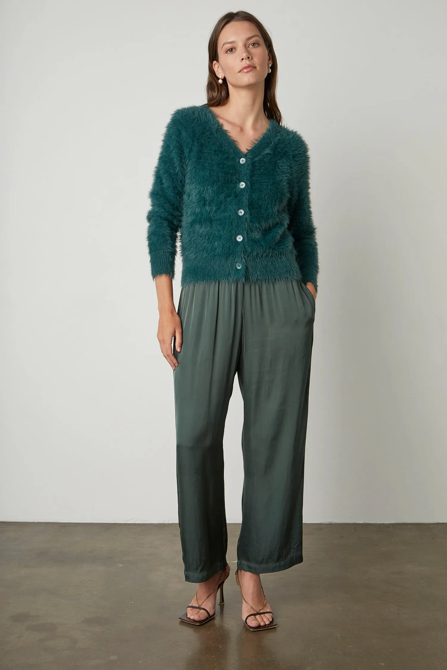 JACY WIDE LEG TROUSERS IN CYPRESS