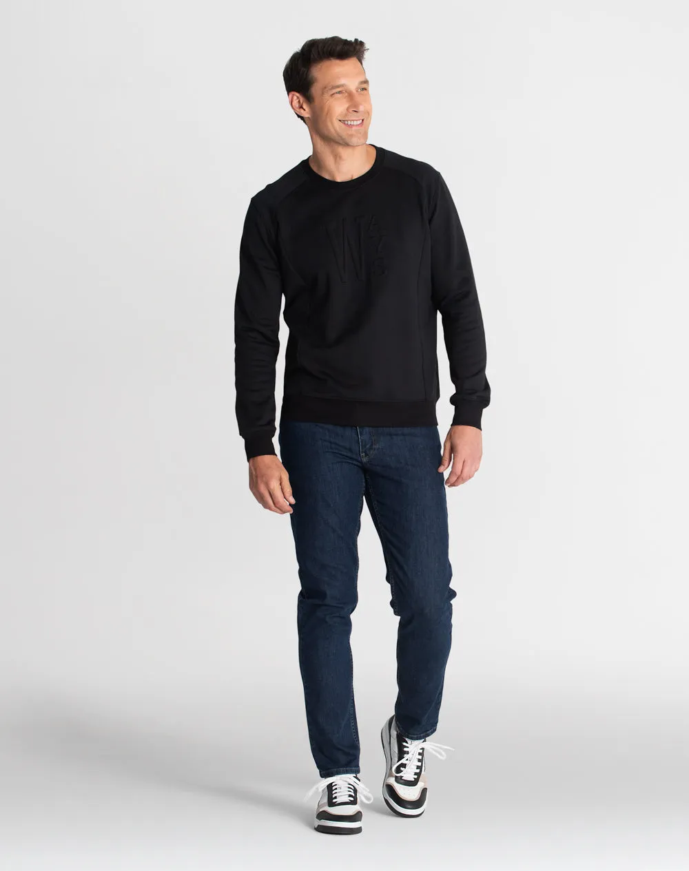 Jaime Cotton Sweatshirt Black