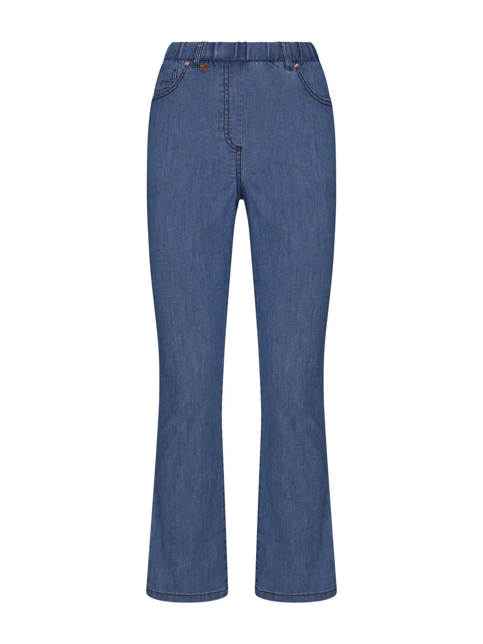 Light Denim Straight Leg Jeans - Delave'