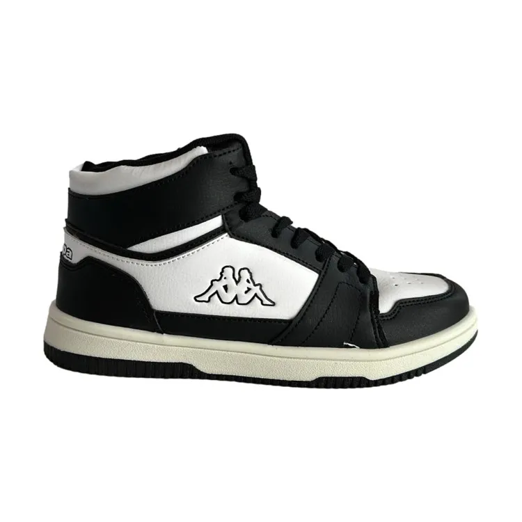 Kappa MD Logo Basin Kid Sneakers Black White