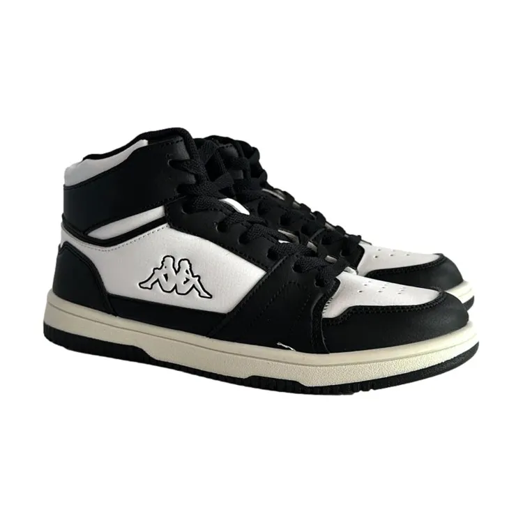 Kappa MD Logo Basin Kid Sneakers Black White