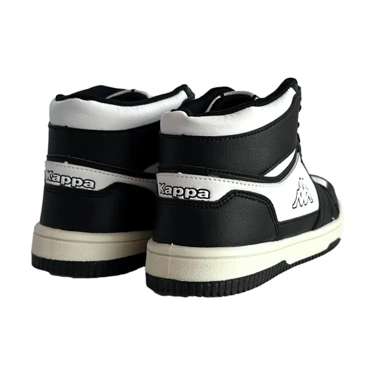 Kappa MD Logo Basin Kid Sneakers Black White