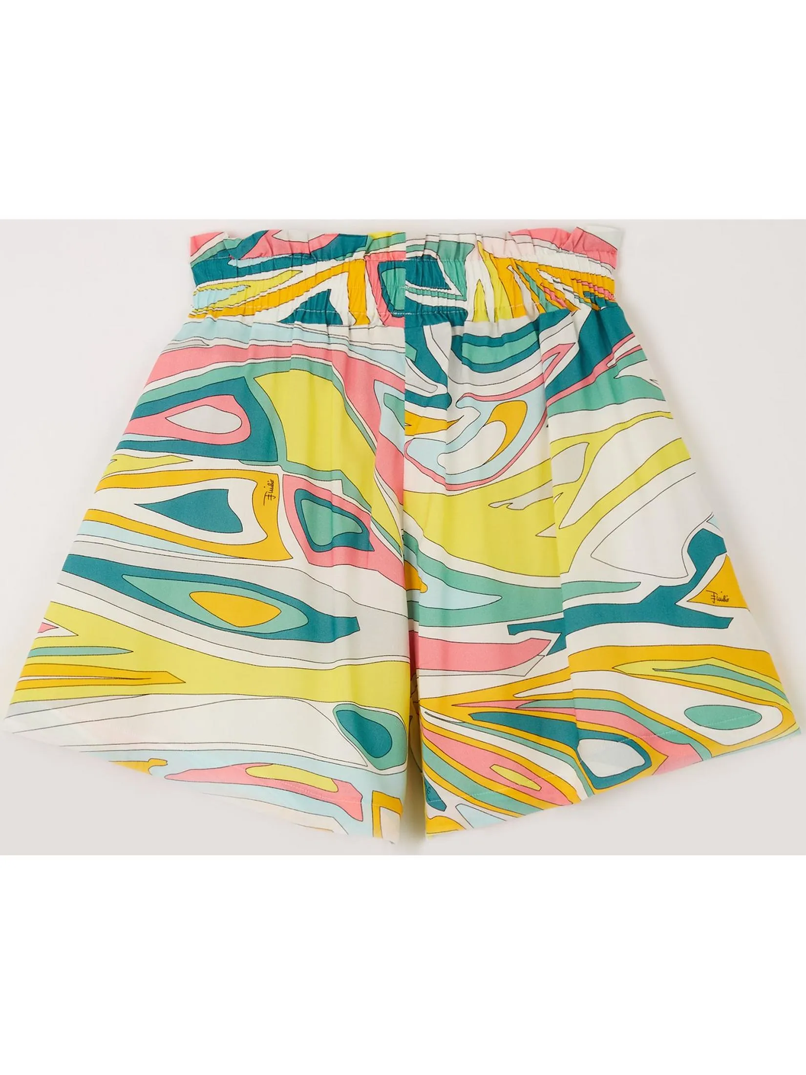 Kids Emilio Pucci Girl Pucci Print Shorts in Multi