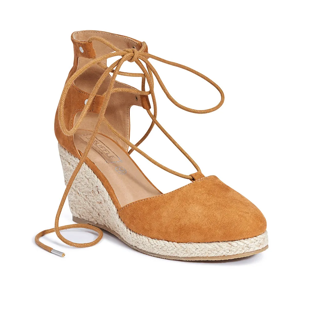 Lace Up Espadrille Heels