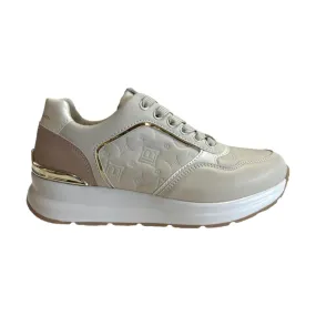 Laura Biagiotti Beige Sneakers Shoes Women's 8404