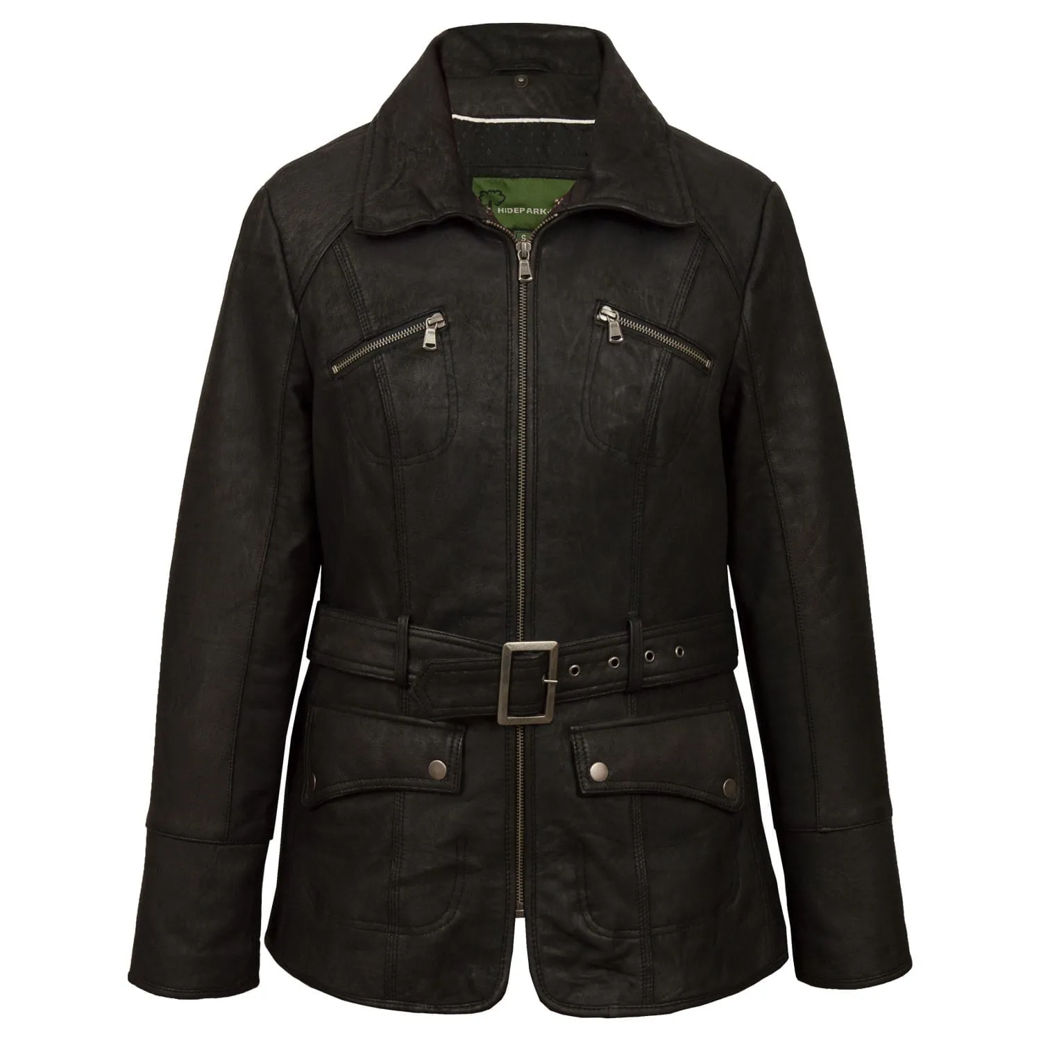 Laura: Women's Black Leather Jacket