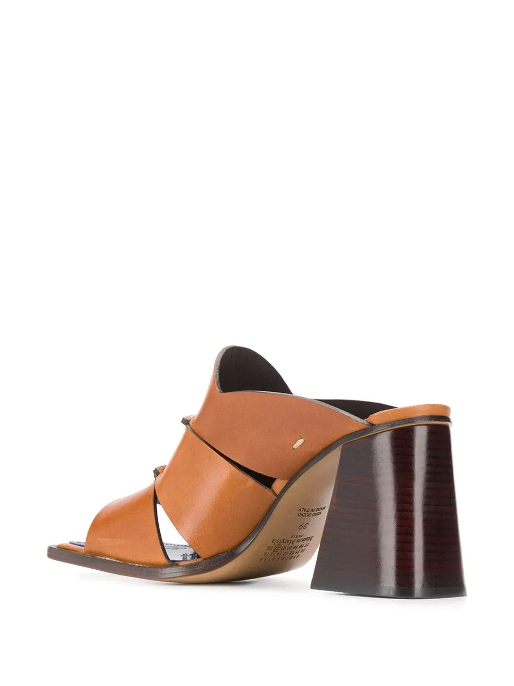 Leather Mules - Brown